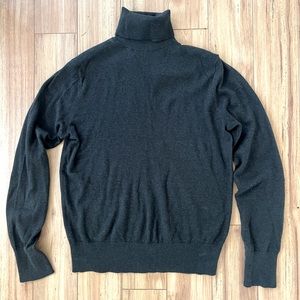 Banana Republic Turtleneck Sweater Charcoal Grey